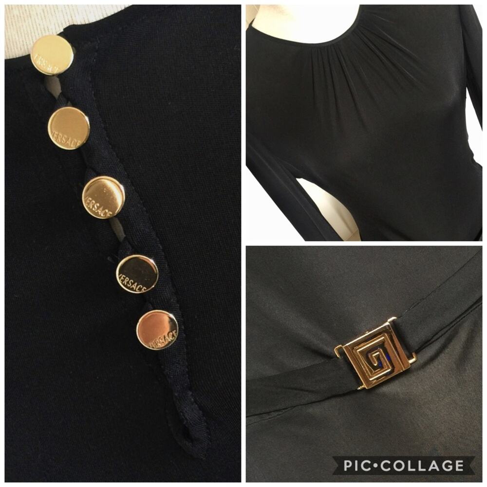 VERSACE Nylon Silk Dress